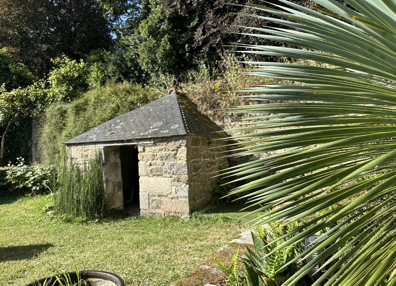 Jardin du Gîte à Roz Maria.