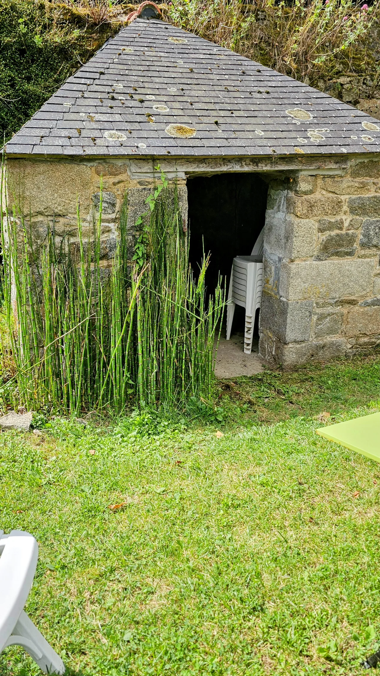 Jardin du Gîte à Roz Maria.